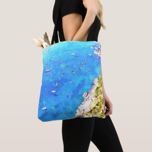 Bolso De Tela Islas Capri