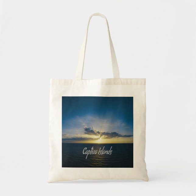 Bolso De Tela Islas Captiva Florida (Frente)