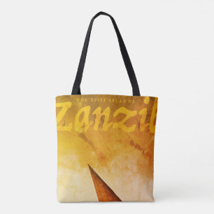 Bolso De Tela Islas de las especias vintage Zanzibar Tote Bag