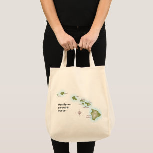 Bolso De Tela Islas hawaianas