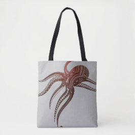 BOLSO DE TELA ISLAS HAWAII DE LA TRIBAL POLINESIA DE OCTOPUS