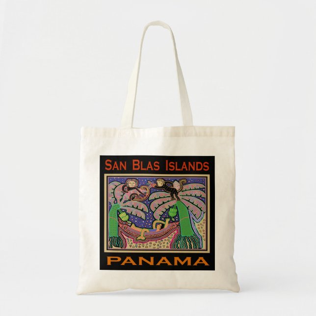 Bolso De Tela Islas San Blas Panamá Mola (Frente)