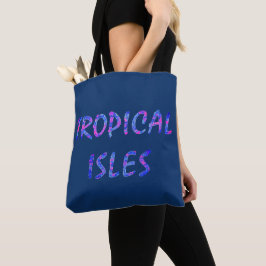 Bolso De Tela Islas Tropicales