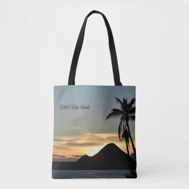 Bolso De Tela Islas Vírgenes Británicas, Sunset (Anverso)