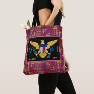 Bolso De Tela Islas Vírgenes de los Estados Unidos Santa Cruz US