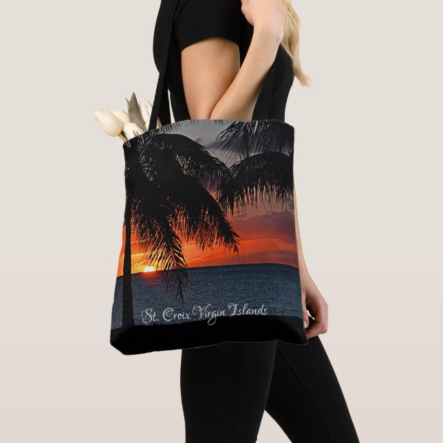 Bolso De Tela Islas Vírgenes Estadounidenses Santa Cruz USVI Tro (Detalle)
