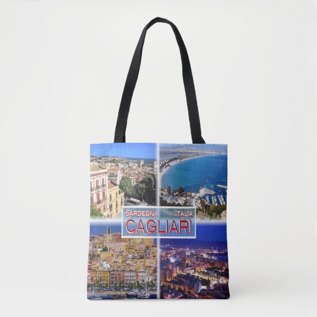 Bolso De Tela IT2027 Europa - Italia - Cerdeña - Cagliari - Harb (Anverso)
