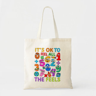 Bolso De Tela It Is Ok To Feel All The Feels Math Tote Bag
