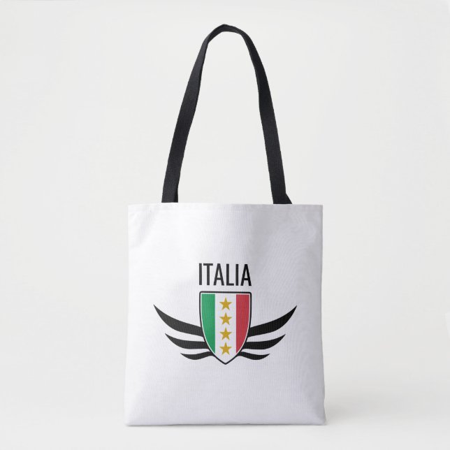 Bolso De Tela Italia (Anverso)