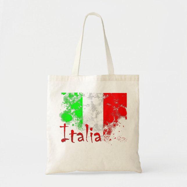 Bolso De Tela Italia (Frente)