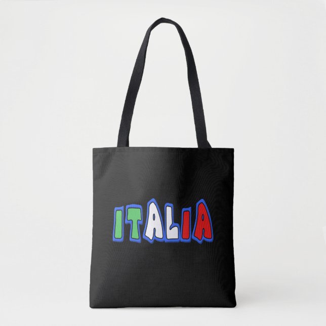 Bolso De Tela Italia (Anverso)