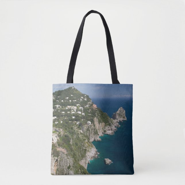 Bolso De Tela ITALIA, Campania (bahía de Nápoles), CAPRI (Anverso)