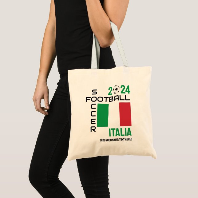 Bolso De Tela ITALIA ITALIA Football Custom Name 2024 Any Year (Anverso (producto))