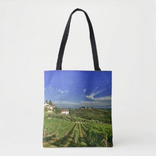 Bolso De Tela Italia, Toscana, Greve. Los viñedos de Castello