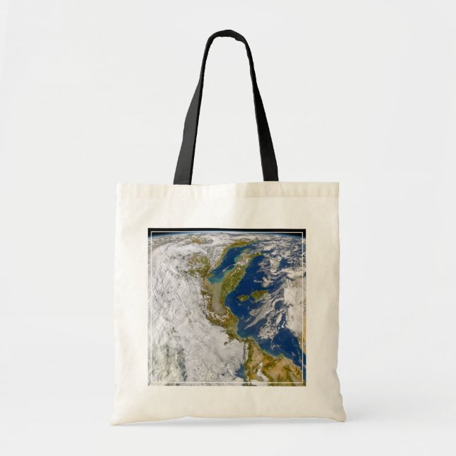 Bolso De Tela Italia Y El Mar Adriático. (Frente)