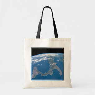 Bolso De Tela Italia Y Su Isla Sicilia.