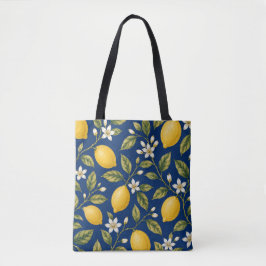 Bolso De Tela Italian Lemon Market Tote