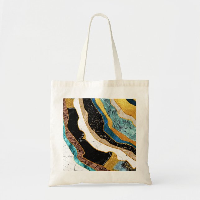Bolso De Tela italian marble (Frente)