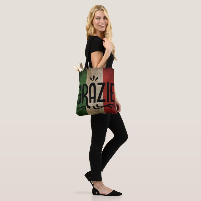 Bolso De Tela Italian Themed Tote (Puesto)