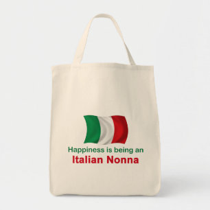Bolso De Tela Italiano feliz Nonna