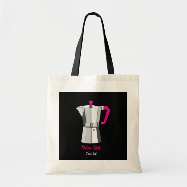 Bolso De Tela Italiano Moka (Frente)