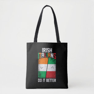 Bolso De Tela Italianos irlandeses divertidos y irlandeses lo ha