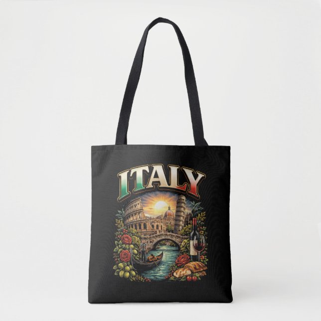 Bolso De Tela Italy Eternal (Anverso)