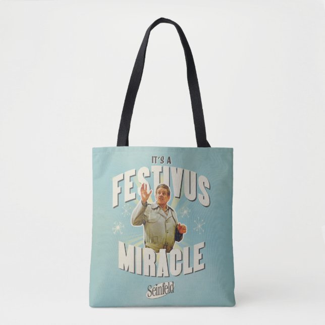 Bolso De Tela It's a Festivus Miracle (Anverso)