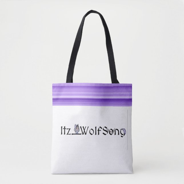 Bolso De Tela Itz_WolfSong (Anverso)