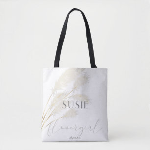 Bolso De Tela Ivory Pampas