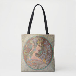 Bolso De Tela Ivy - Alphonse Mucha