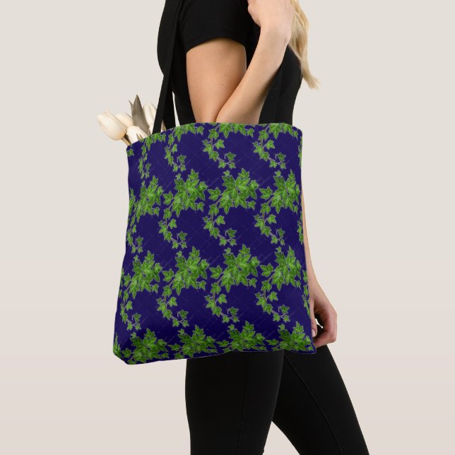 Bolso De Tela "Ivy" Tote Bag (Detalle)