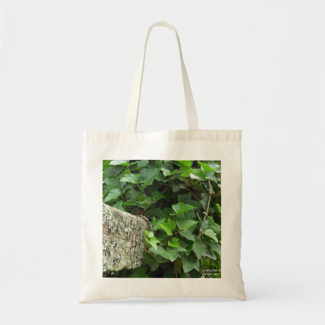 Bolso De Tela Ivy y Lichens - Viñedo de Martha (Frente)