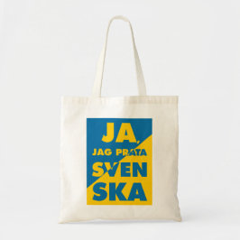 Bolso De Tela Ja, Jag Prata Svenska, Sí, hablo sueco