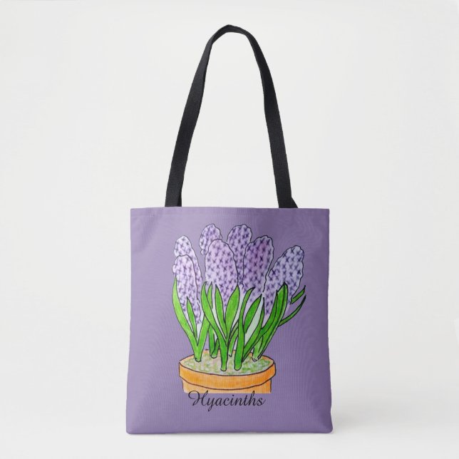 Bolso De Tela Jacintos (Anverso)