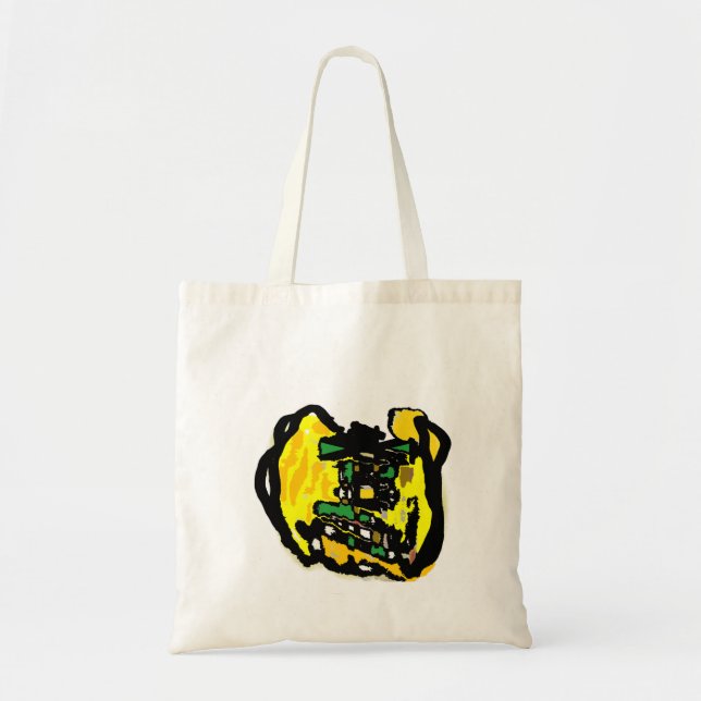 Bolso De Tela Jack o' lantern Funny (Frente)