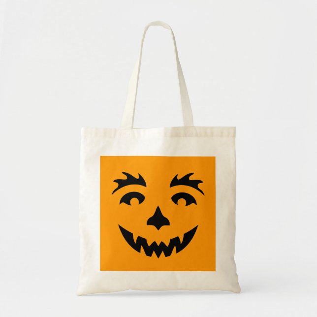 Bolso De Tela Jack O'Lantern (Frente)