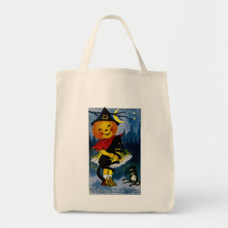 Bolso De Tela Jack o'Lantern Witch