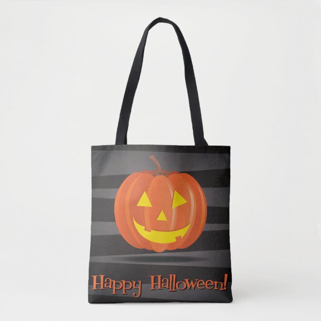 Bolso De Tela ¡Jack O'Lanterns! (Anverso)