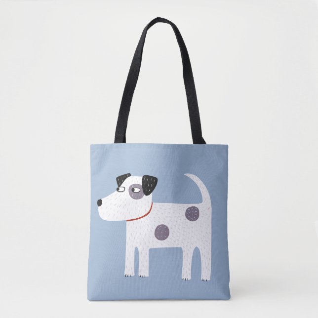 Bolso De Tela Jack Russell Terrier Dog (Anverso)