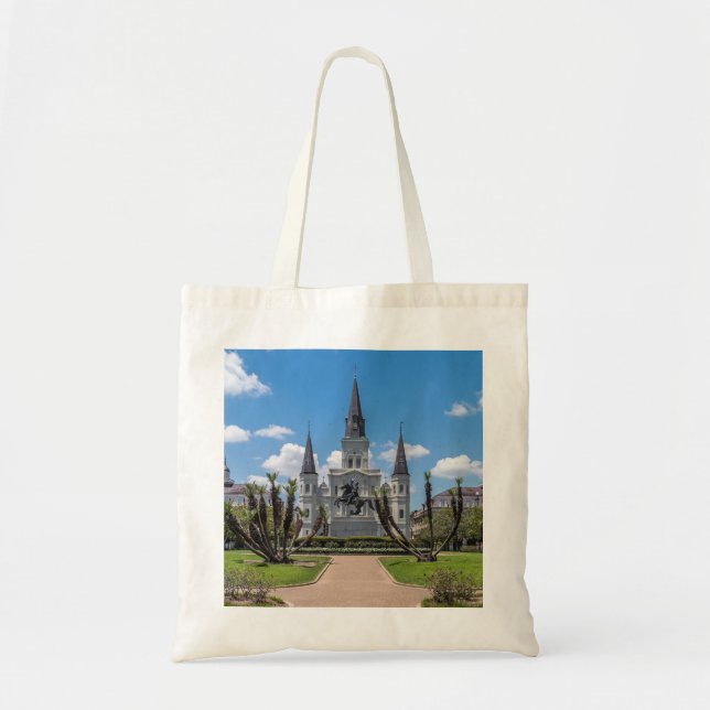 Bolso De Tela Jackson Square, Nueva Orleans (Frente)