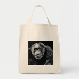 Bolso De Tela "Jacob" Chimpanzee Tote Bag