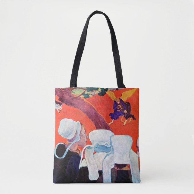 Bolso De Tela Jacob Wrestling with Angel, Gauguin (Anverso)