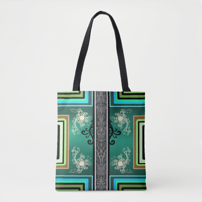 Bolso De Tela Jade Surf (Anverso)