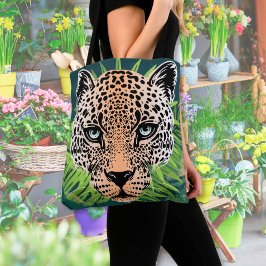 Bolso De Tela Jaguar Tropical Amazon