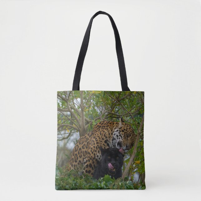 Bolso De Tela Jaguares enamorados (Anverso)