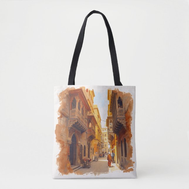 Bolso De Tela jaipur (Anverso)