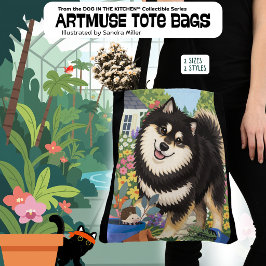 Bolso De Tela JALLo el Lapphund finlandés