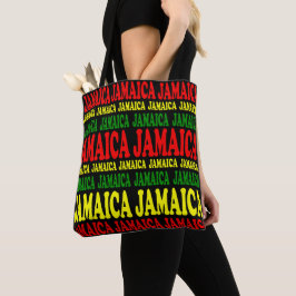 Bolso De Tela Jamaica Jamaica Rasta amarillo verde rojo