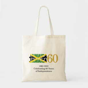 Bolso De Tela JAMAICA Patriótica 60 Aniversario de la Independen